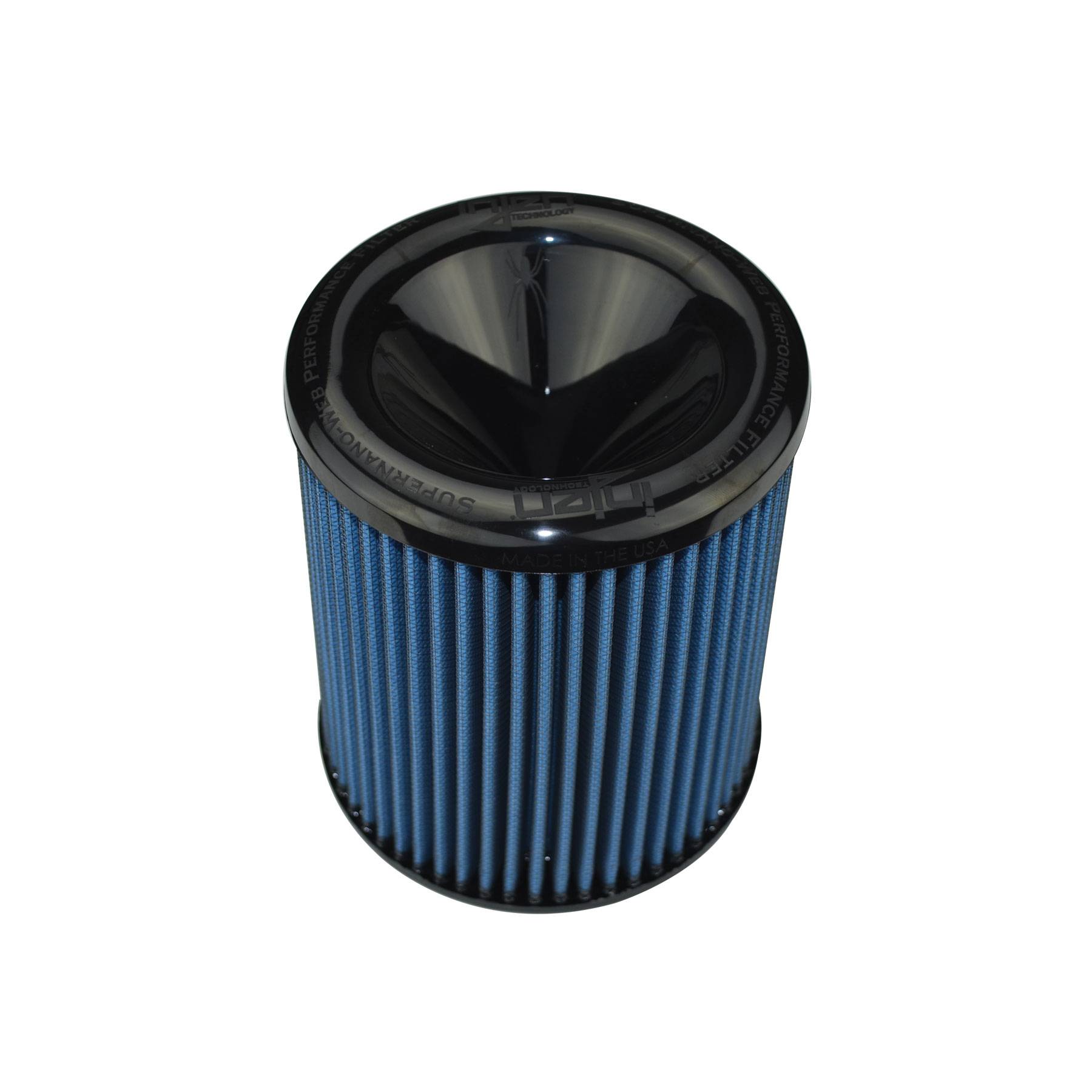 Injen Technology X-1021-BB 3.5 AMSOIL Ea Nano-Fiber Black and Blue Air Filter 