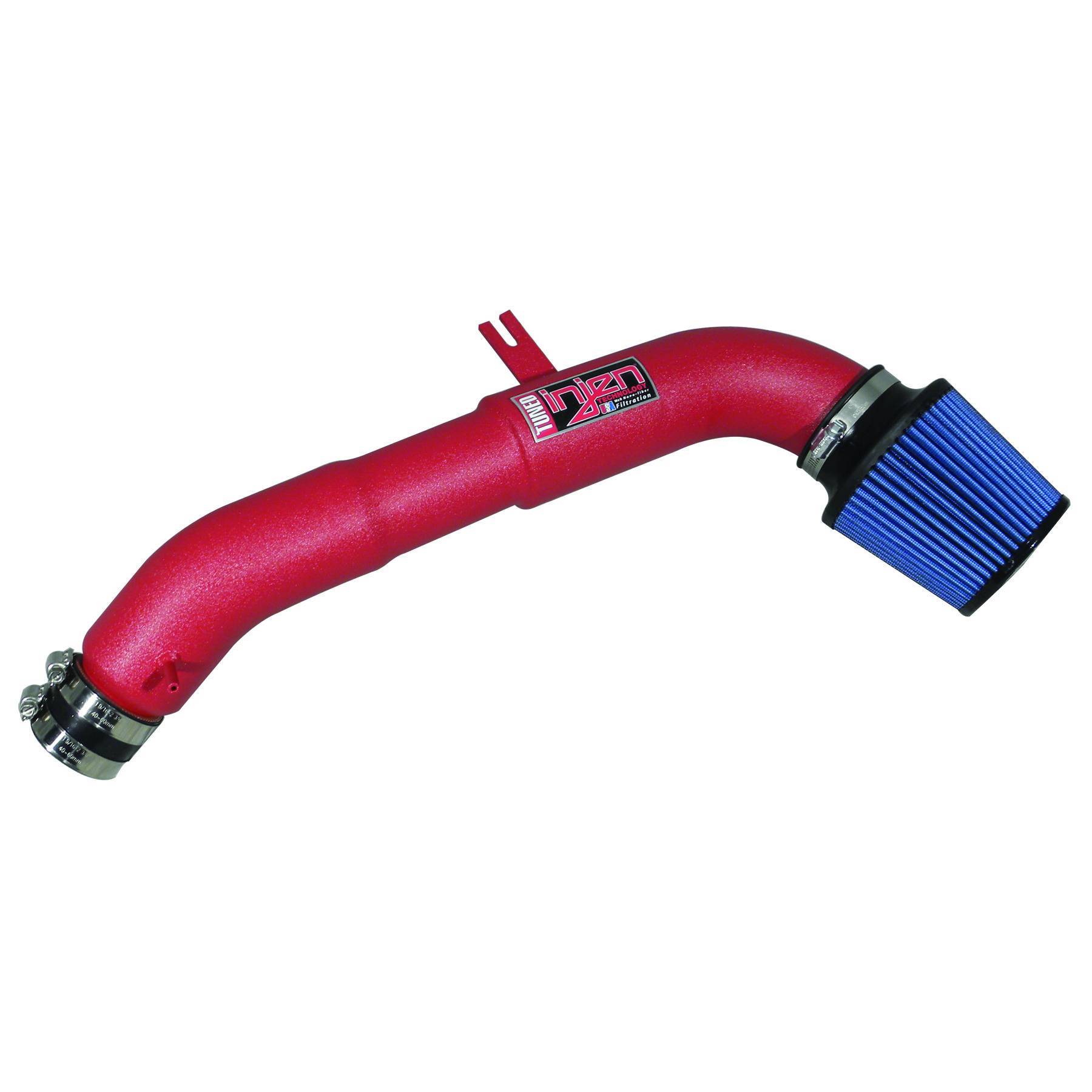Injen Sp Short Ram Cold Air Intake System - Wrinkle Red (+9 Hp & +11 Lb-Ft)