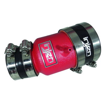 Injen Technology - Injen Turbo Auxillary Tube (Wrinkle Red) - SES1901WR