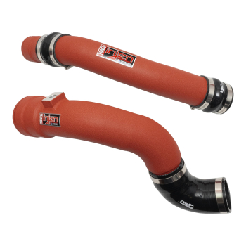 Injen Technology - Injen SES Intercooler Pipes (Wrinkle Red) - SES9004ICPWR