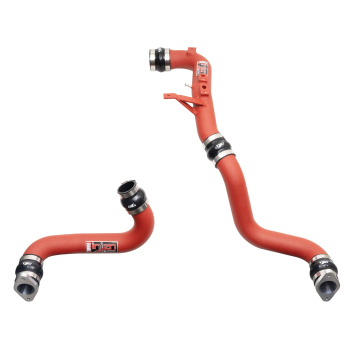 Injen Technology - Injen SES Intercooler Pipes (Wrinkle Red) - SES1586ICPWR