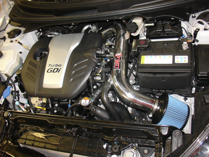 For 2013-2017 Hyundai Veloster L4-1.6L Turbo Injen SP Cold Air Intake Black NEW