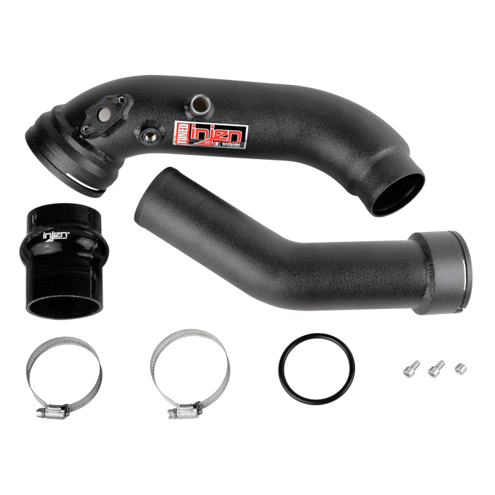 Injen SES Intercooler Pipes (Wrinkle Black) - SES1128ICPWB