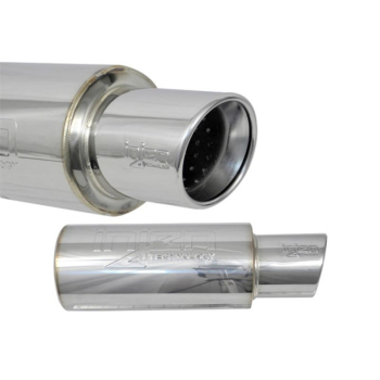 Injen 76MM Universal Muffler w/ TIP - SES300C