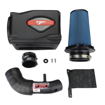 Injen Technology - Injen PF Cold Air Intake System w/ Rotomolded Air Filter Housing (Wrinkle Black) - PF5002WB - Image 2