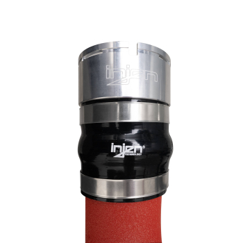 Injen SES Intercooler Pipes (Wrinkle Red) - SES9301ICPWR