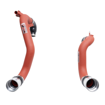 Injen SES Intercooler Pipes (Wrinkle Red) - SES9300ICPWR
