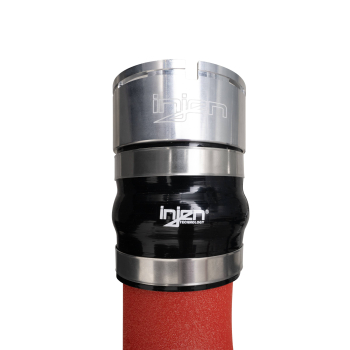 Injen SES Intercooler Pipes (Wrinkle Red) - SES9300ICPWR